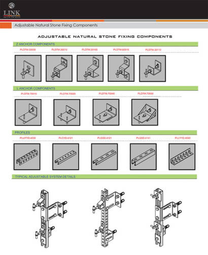 Stone Cladding Bracket Supports – Facade – Apex Technical Supply